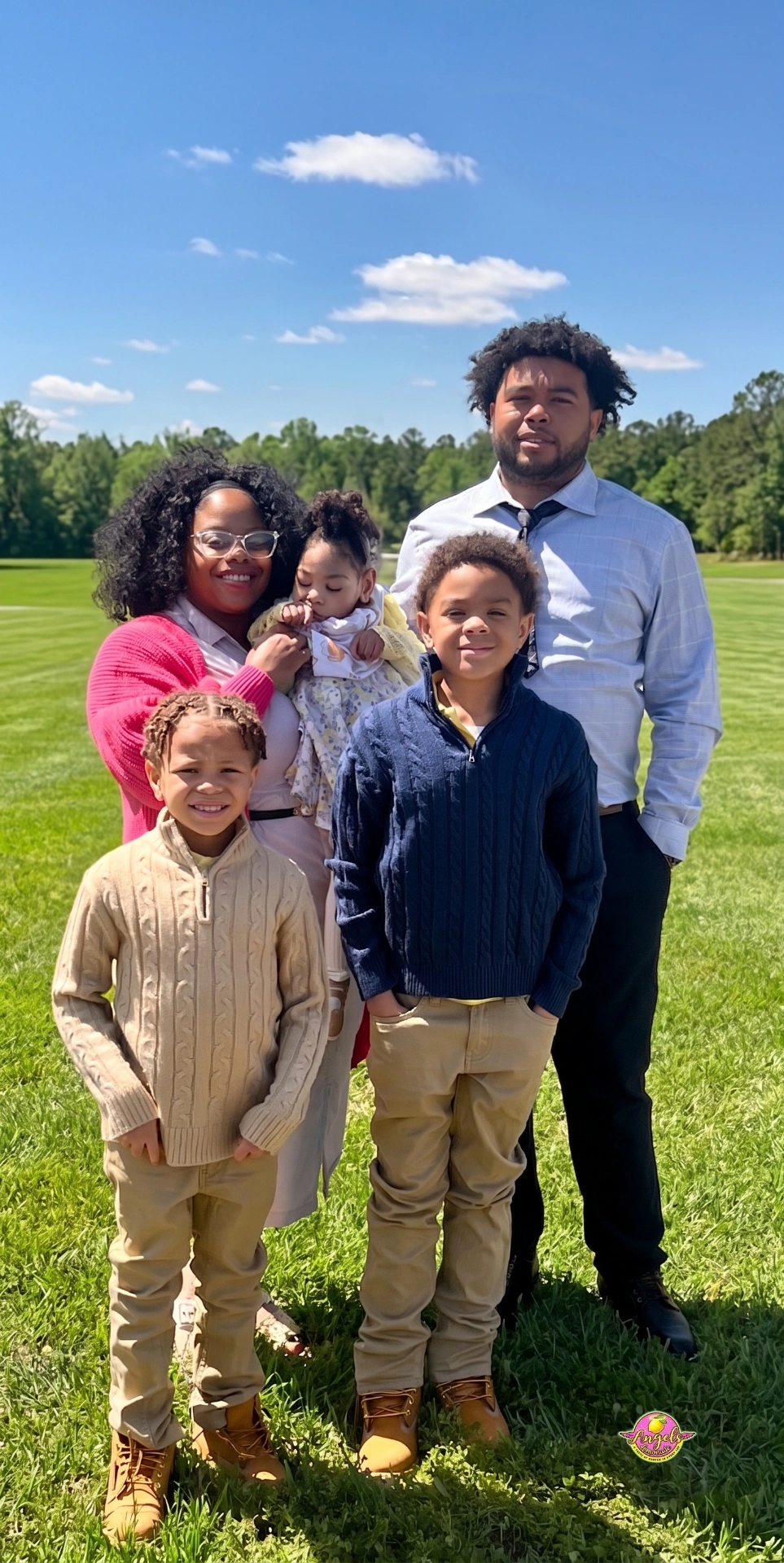 The Angels Lemonade family — a family-owned lemonade business in Louisville honoring the memory of daughter Alexandria